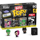 Funko Pop! Batman - Batman, Two-Face, The Riddler & Mystery Series 04 Bitty - (4-Pack)