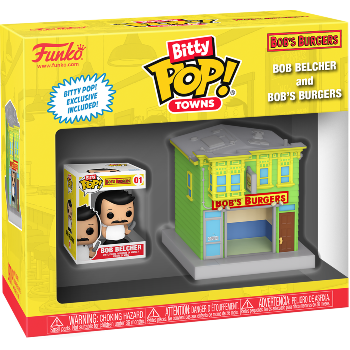 Funko Pop! Bob's Burgers - Bob Belcher & Bob's Burgers Bitty Town #01