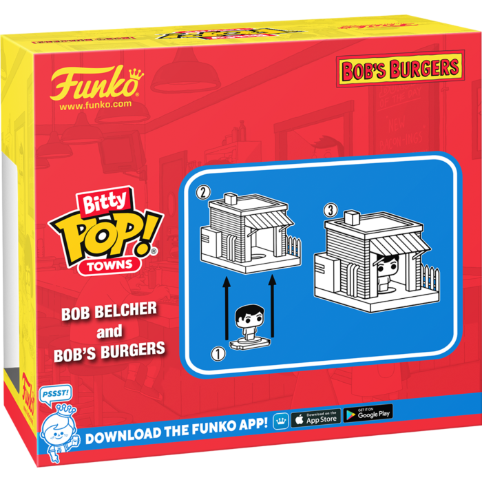 Funko Pop! Bob's Burgers - Bob Belcher & Bob's Burgers Bitty Town #01