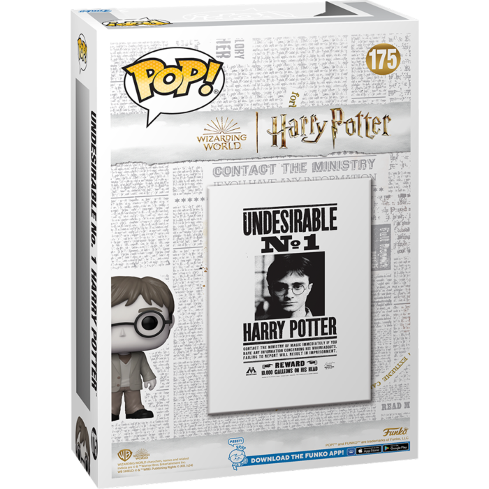 Funko Pop! Covers - Harry Potter - Undesirable No. 1 Harry Potter Wanted Poster #175