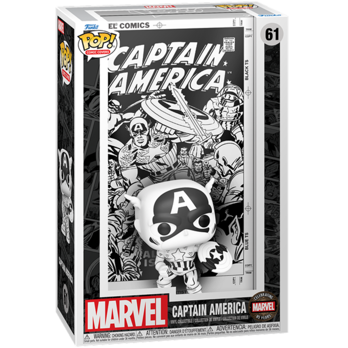 Funko Pop! Comic Covers - Marvel - 85th Anniversary - Captain America #112 #61