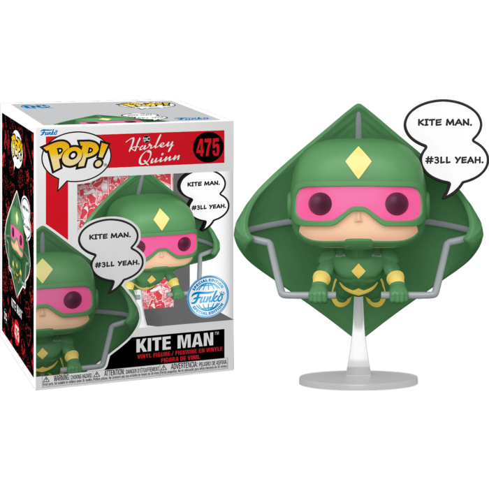 Funko Pop! DC Comics - Harley Quinn - Kite Man Premium #475