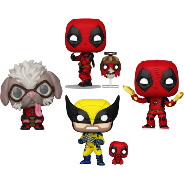 Funko Pop Deadpool Wolverine 2024 Love at First Fight Bundle