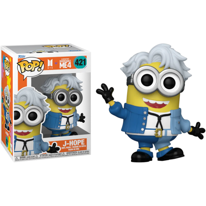 Funko Pop! Despicable Me 4 x BTS - J-Hope Minion #421