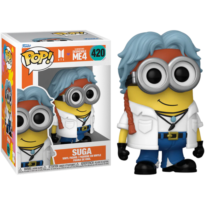 Funko Pop! Despicable Me 4 x BTS - Suga Minion #420