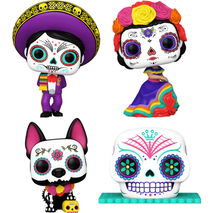 Funko Pop! Día de los Muertos - Day of the Dead - Bundle (Set of 4)