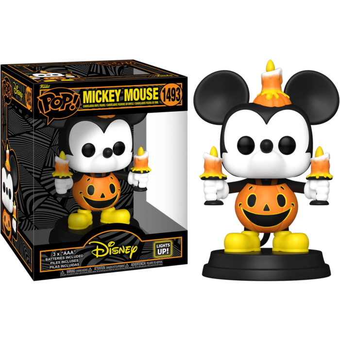 Funko Pop! Disney - Halloween - Mickey Mouse (Lights Up) Super Sized 6" #1493