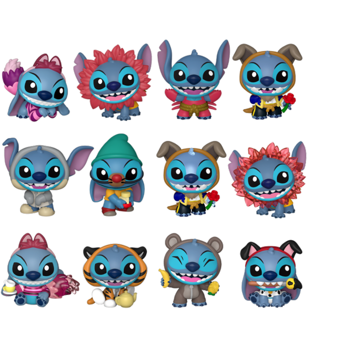 Funko Pop! Disney - Stitch in Costume - Funko Minis 3" - Display of 12