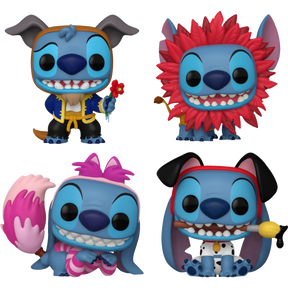 Funko Pop! Disney - Stitch in Costume - Let's Get Stitched Up Bundle - Set of 4