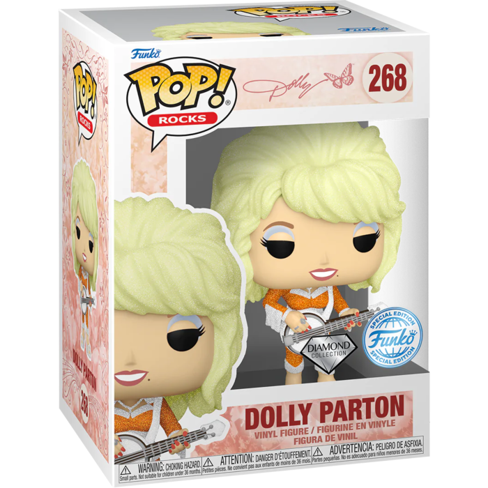 Funko Pop! Dolly Parton - Dolly Parton Diamond Glitter #268