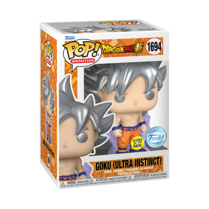 Funko Pop! Dragon Ball Super - Goku Ultra Instinct Glow-in-the-Dark #1694