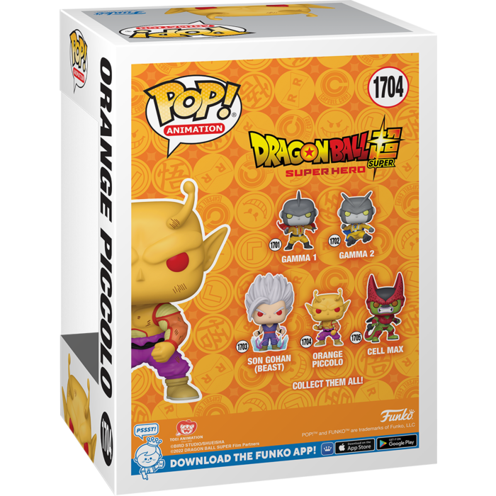 Funko Pop! Dragon Ball Super - Super Hero - Orange Piccolo (Battle Damaged) #1704