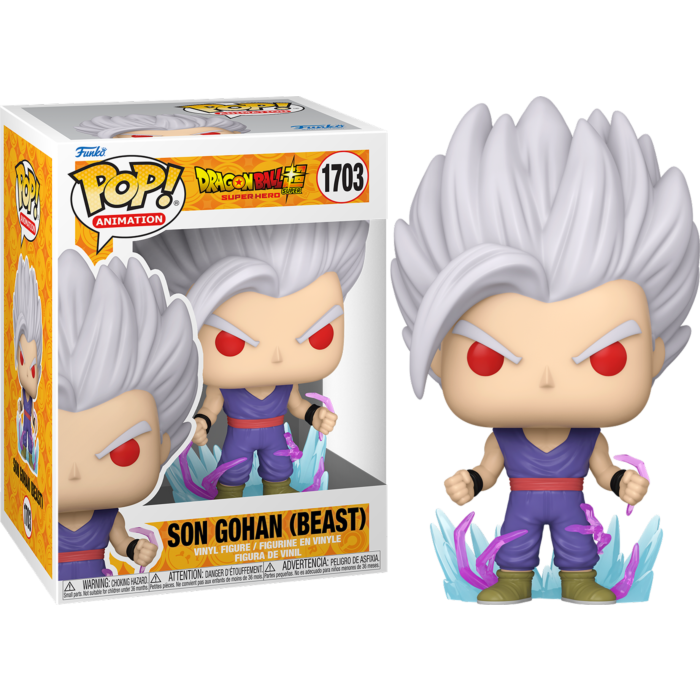 Funko Pop! Dragon Ball Super - Super Hero - Son Gohan (Beast) #1703 - Chase Chance