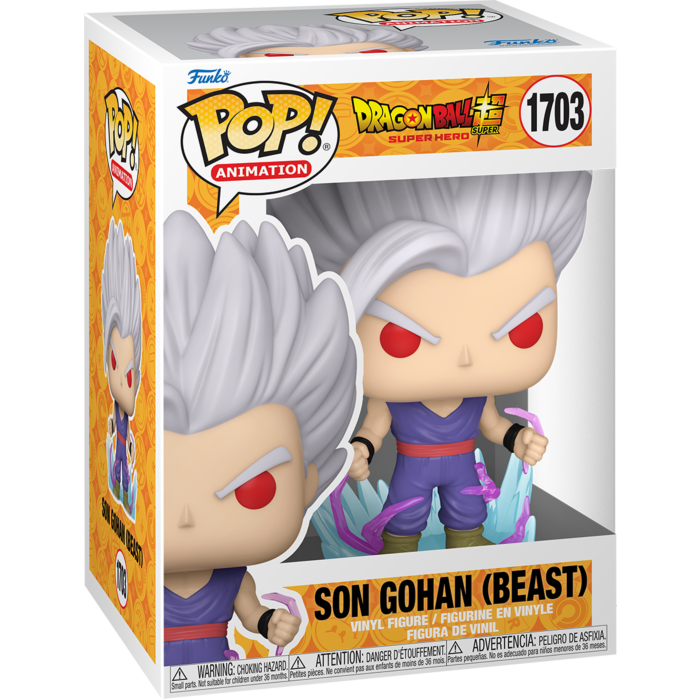 Funko Pop! Dragon Ball Super - Super Hero - Son Gohan (Beast) #1703 - Chase Chance