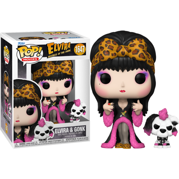 Funko Pop! Elvira - Mistress of the Dark - Elvira & Gonk #1647