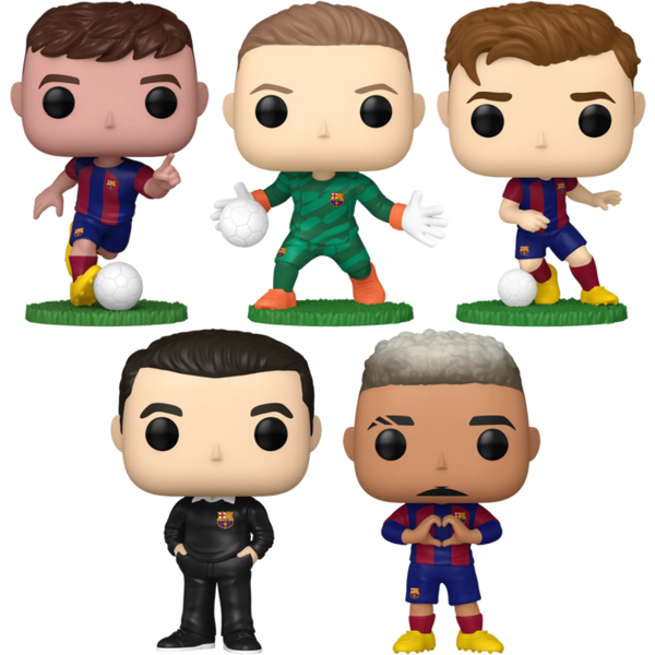 Funko Pop Football Soccer Barcelona More Than a Club Bundle S