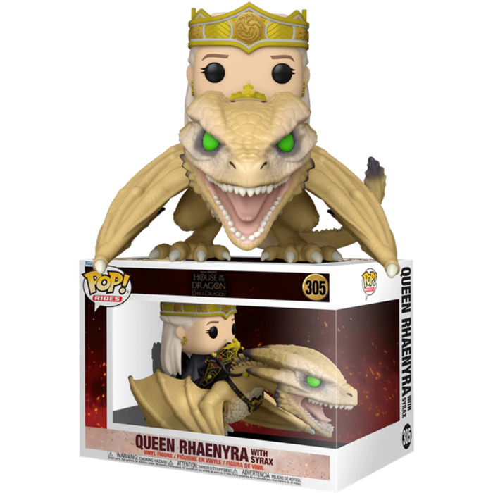 Funko Pop! Game of Thrones - House of the Dragon - Queen Rhaenyra with Syrax #305