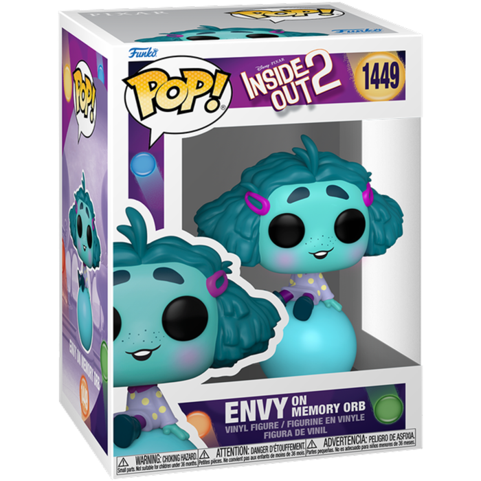 Funko Pop! Inside Out 2 - Envy on Memory Orb #1449