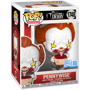 Funko Pop! It Welcome to Derry - Pennywise with Head #1748 (+ Box of 3 Mystery Exclusive)