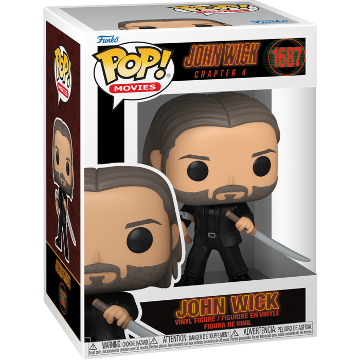 Funko Pop! John Wick - Chapter 4 - John Wick with Sword & Nunchucks #1687