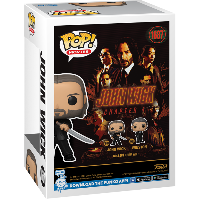 Funko Pop! John Wick - Chapter 4 - John Wick with Sword & Nunchucks #1687