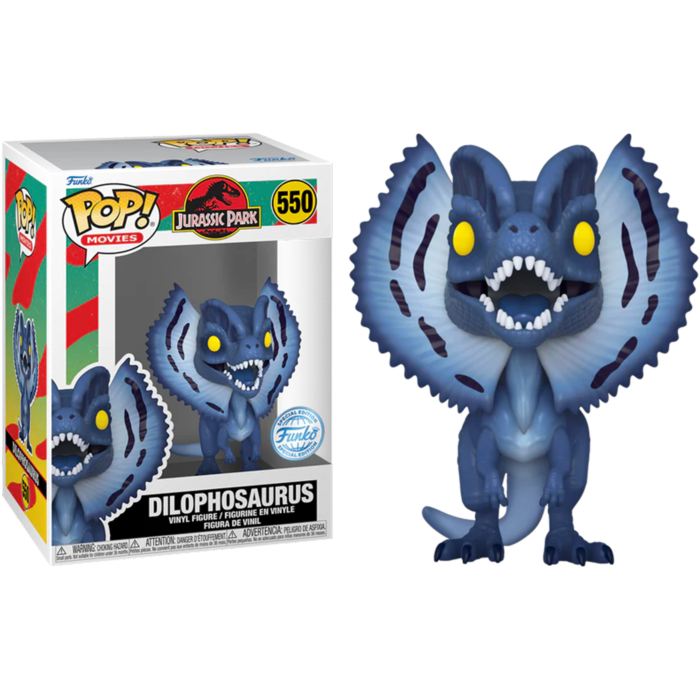 Funko Pop! Jurassic Park - Dilophosaurus (Moonlit) #550