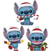 Funko Pop! Lilo & Stitch - Holiday - Santa Stitch - Bundle (Set of 3)