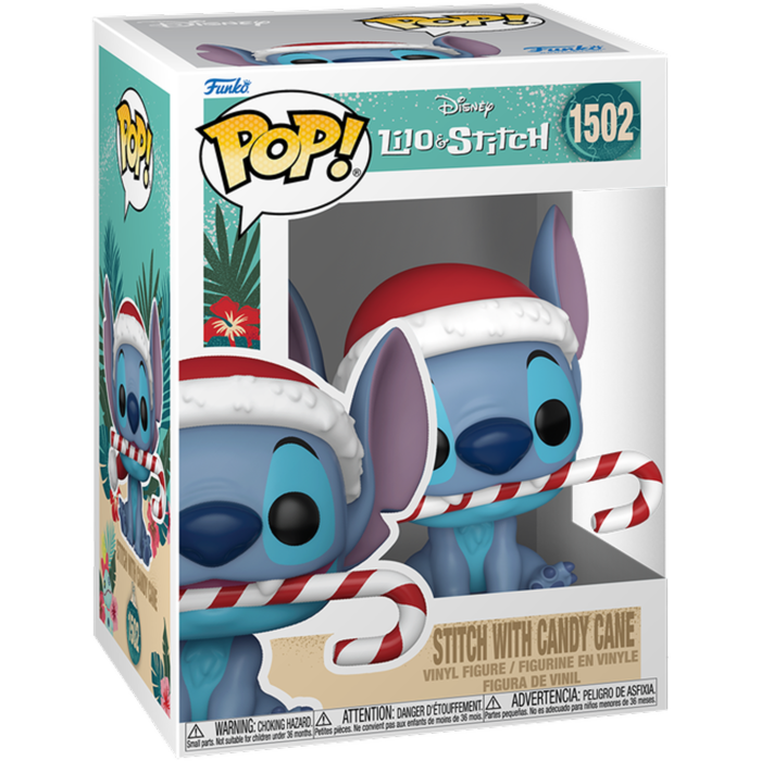 Funko Pop! Lilo & Stitch - Holiday - Stitch with Candy Cane #1502