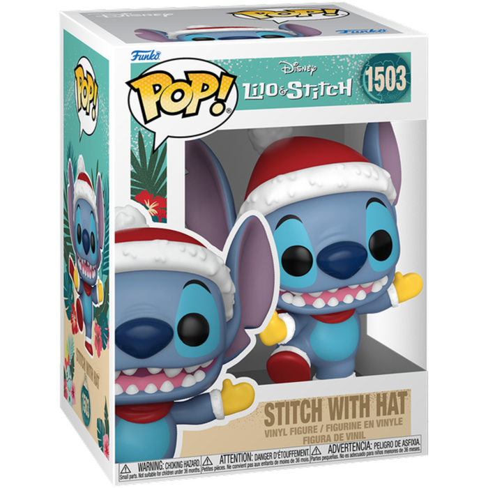 Funko Pop! Lilo & Stitch - Holiday - Stitch with Santa Hat #1503