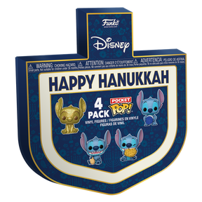 Funko Pop! Lilo & Stitch - Stitch Happy Hanukkah Box Pocket - 4-Pack