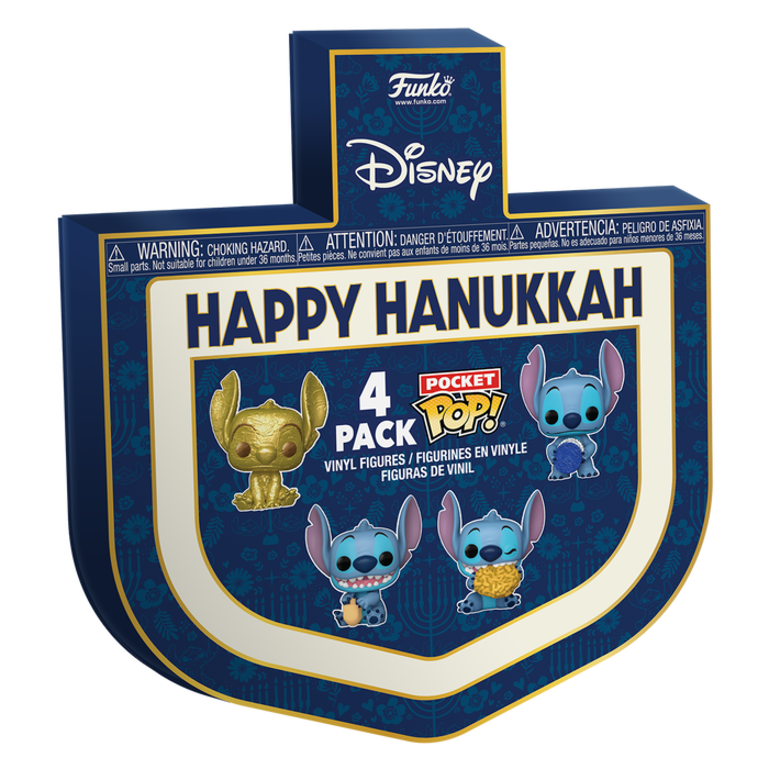 Funko Pop! Lilo & Stitch - Stitch Happy Hanukkah Box Pocket - 4-Pack