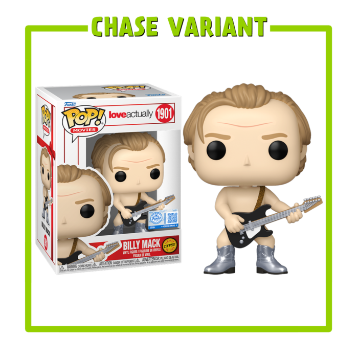 Funko Pop! Love Actually - Billy Mack #1901 - Chase Chance (+ Box of 3 Mystery Exclusive)