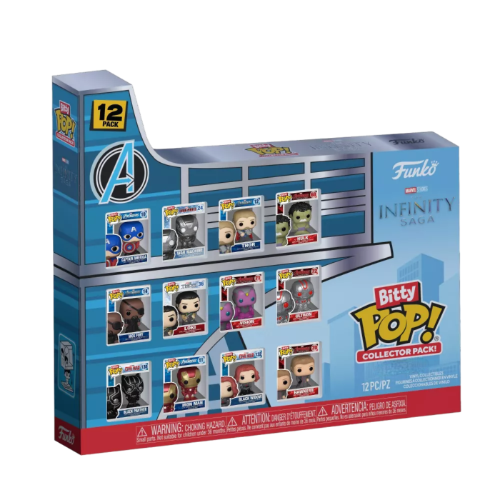 Funko Pop! Marvel - Avengers Tower Bitty - 12-Pack