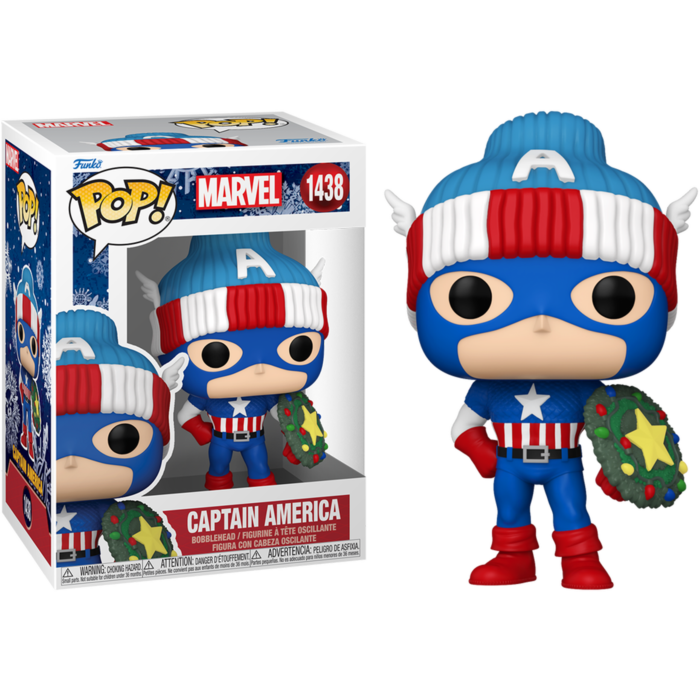 Funko Pop! Marvel - Captain America (Holiday) #1438