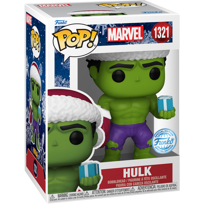 Funko Pop! Marvel - Green Hulk Holiday #1321