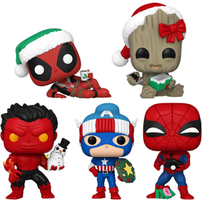 Funko Pop! Marvel - Marvel-lous Holiday - Bundle (Set of 5)