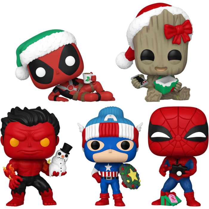 Funko Pop! Marvel - Marvel-lous Holiday - Bundle (Set of 5)