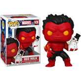 Funko Pop Marvel Red Hulk with Snowman Holiday 1439