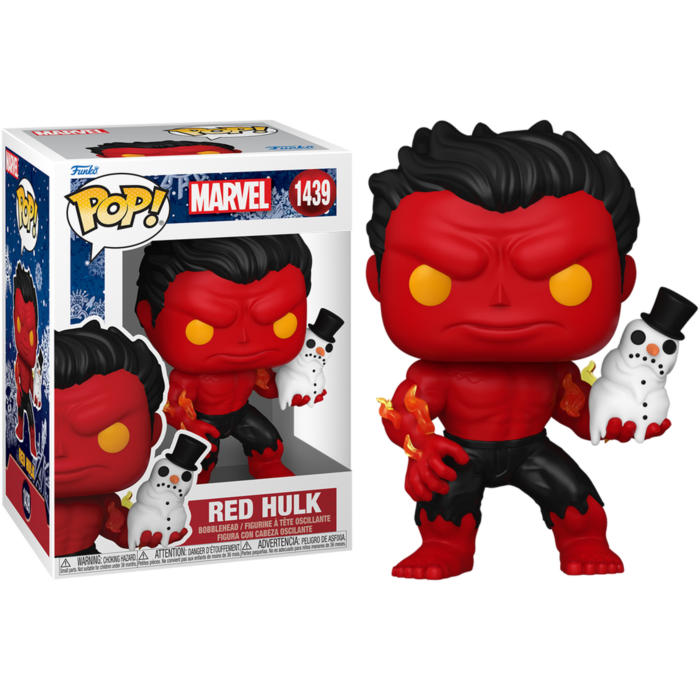 Funko Pop! Marvel - Red Hulk with Snowman (Holiday) #1439