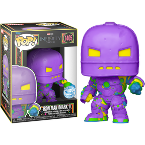 Funko Pop! Marvel - The Infinity Saga - Iron Man (Mark 1) Blacklight #1405