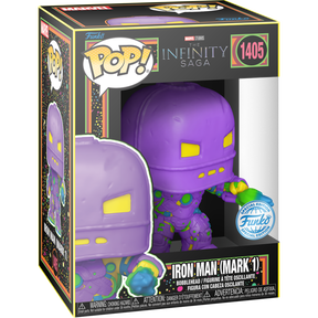 Funko Pop! Marvel - The Infinity Saga - Iron Man (Mark 1) Blacklight #1405