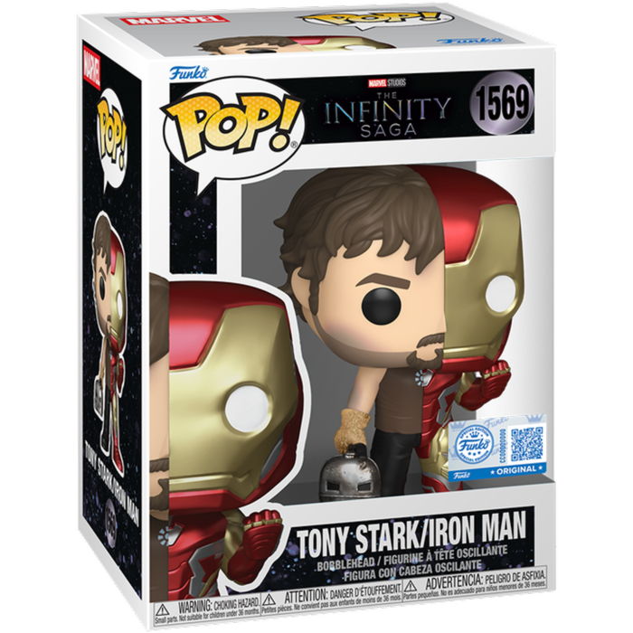 Funko Pop! Marvel The Infinity Saga - Tony Stark/ Iron Man Split #1569