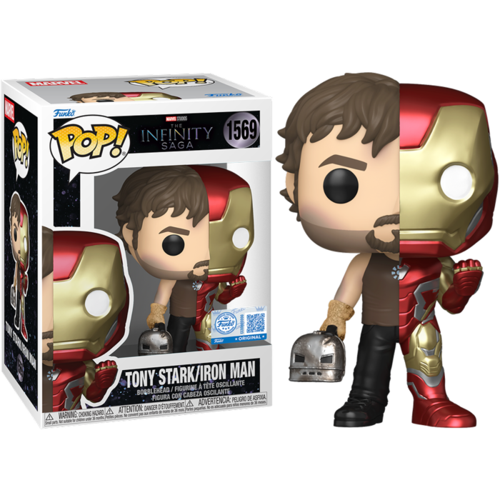 Funko Pop! Marvel The Infinity Saga - Tony Stark/ Iron Man Split #1569