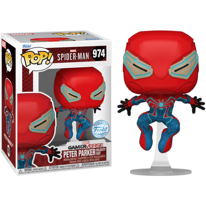 Funko Pop! Marvel's Spider-Man 2 - Peter Parker (Velocity Suit) #974
