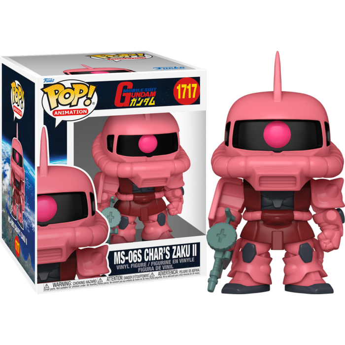 Funko Pop! Mobile Suit Gundam - MS-06S Char’s Zaku II Super Sized 6" #1717