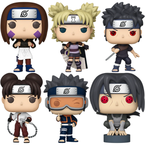 Funko Pop! Naruto: Shippuden - Hidden Leaf Shinobi - Bundle (Set of 6)