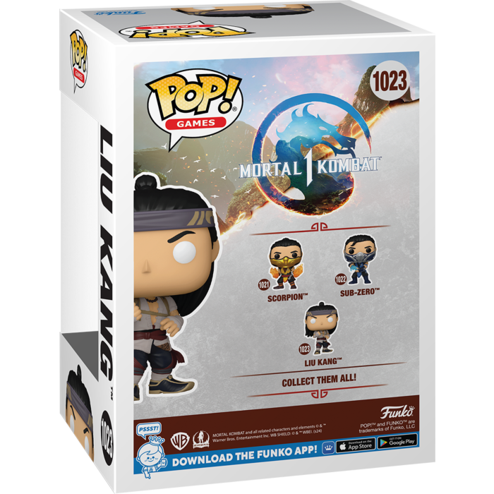 Funko Pop! Mortal Kombat 1 - Liu Kang (God of Fire) #1023