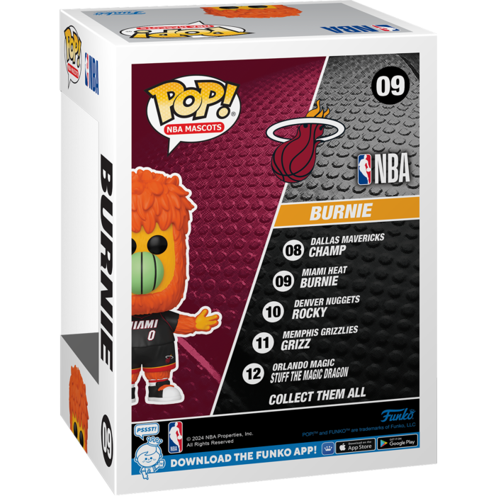 Funko Pop! NBA - Mascots - Burnie (Miami Heat) #09