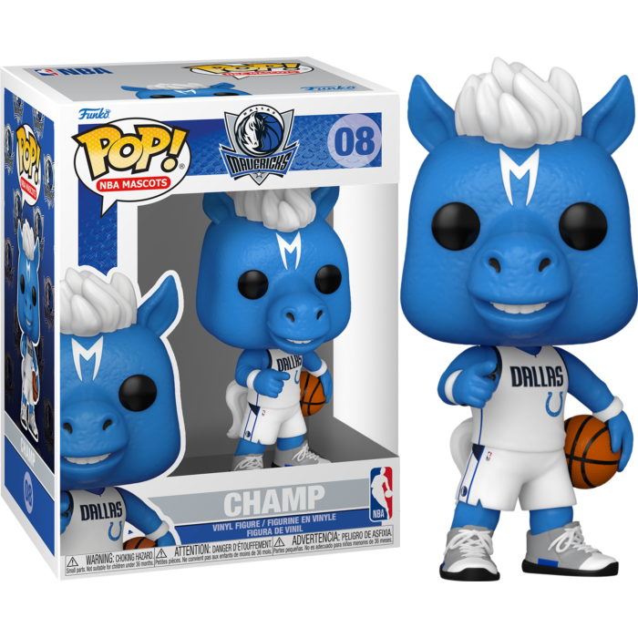 Funko Pop! NBA - Mascots - Champ (Dallas Mavericks) #08