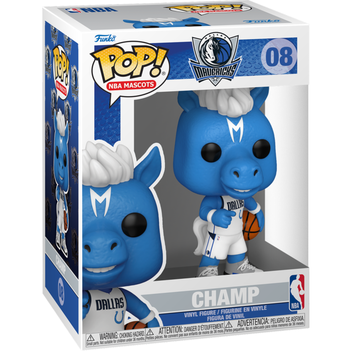 Funko Pop! NBA - Mascots - Champ (Dallas Mavericks) #08